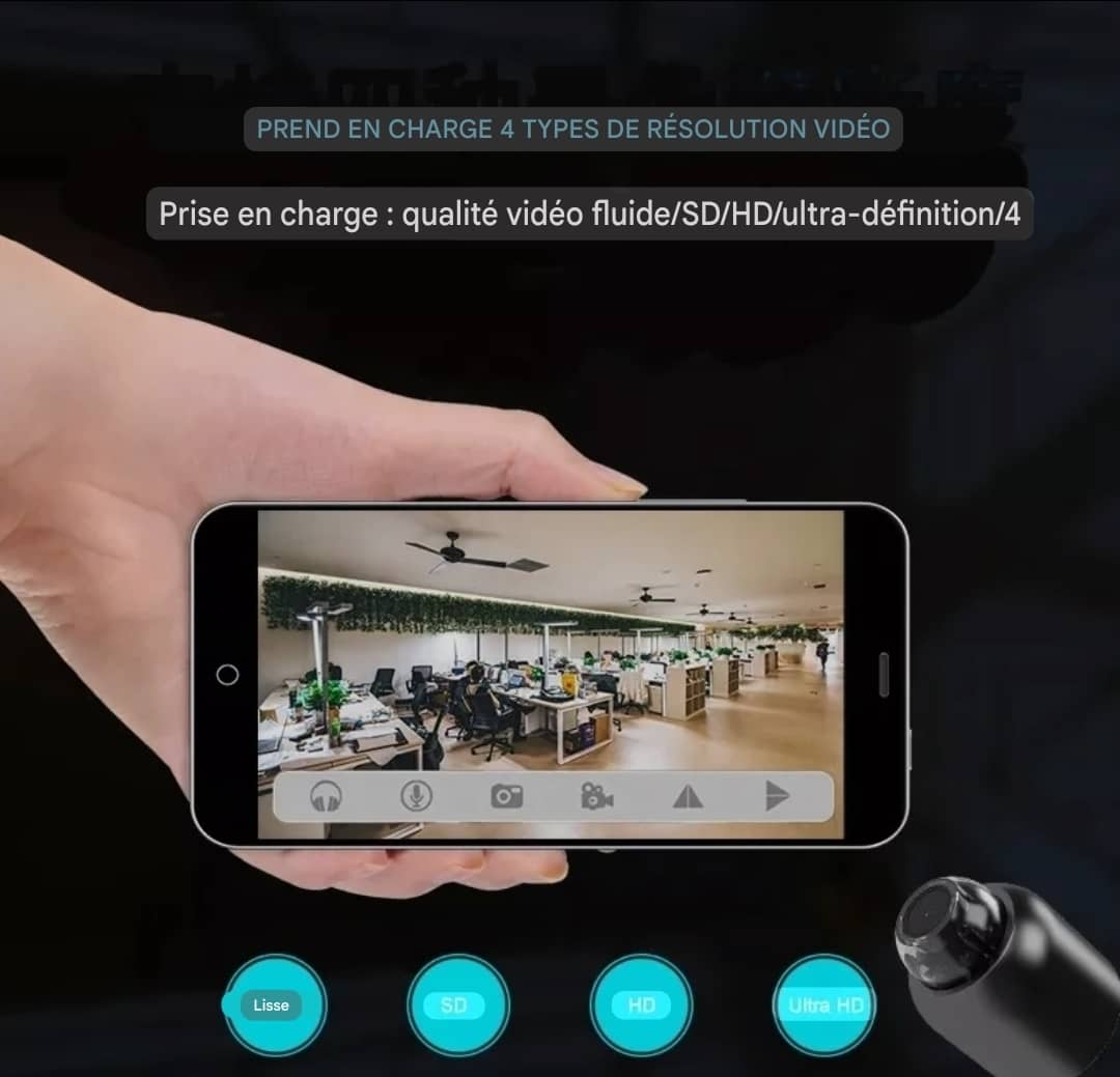Mini CAMERA D'ESPIONNAGE 1080P HD