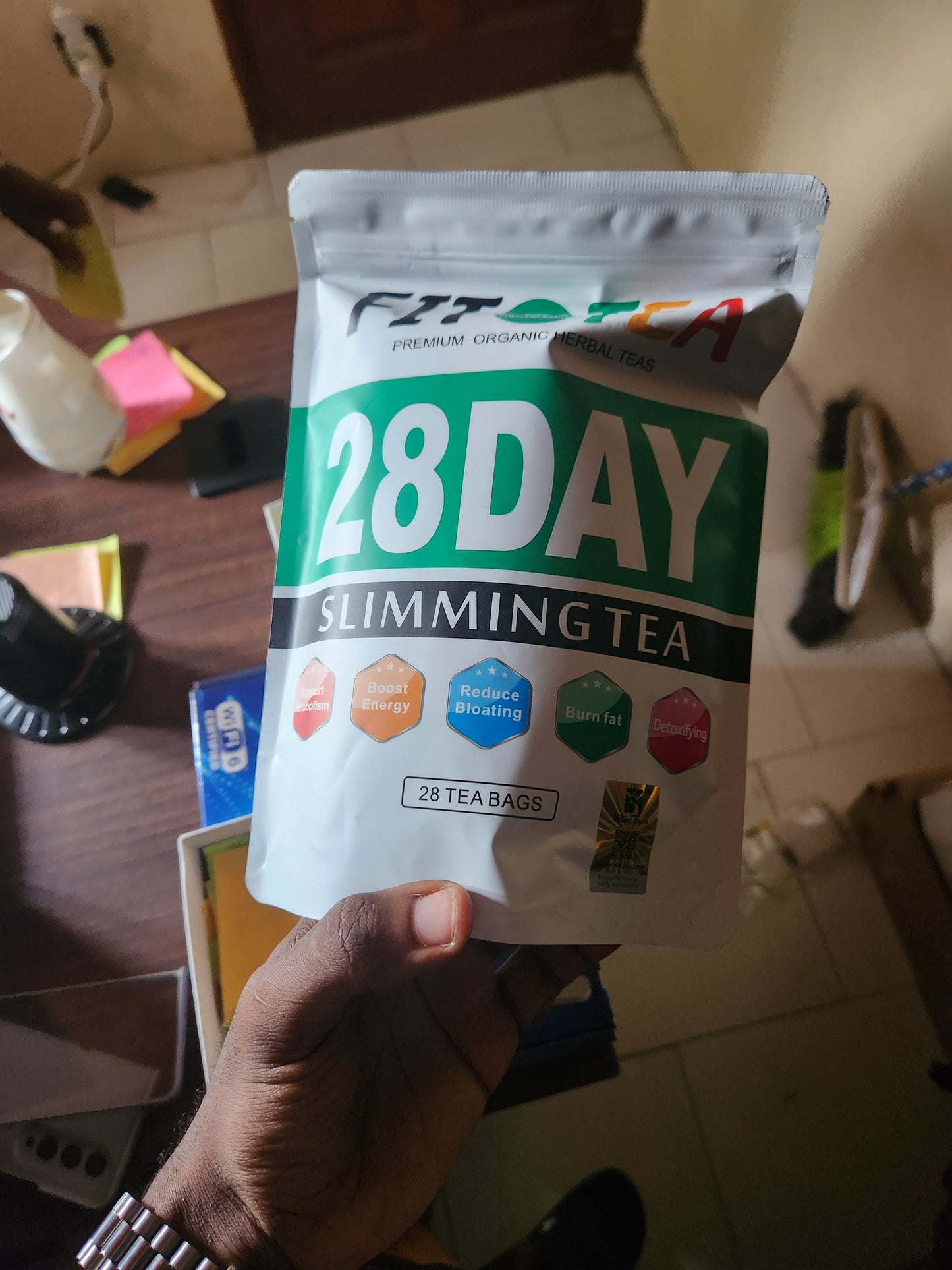 🌿 Thé Minceur & Détox Ventre Plat – 28 Jours