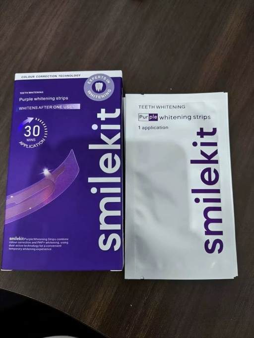 Kit Sourire – Bandes Blanchissantes Violettes (14 applications)