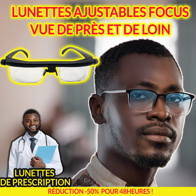 Lunettes de vue Ajustables : Confort Personnalisé