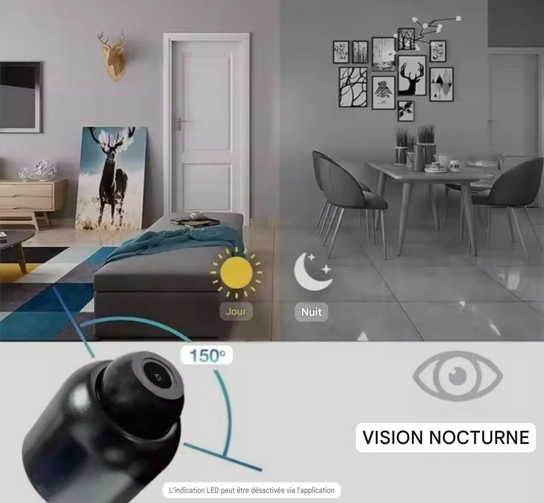 MINI CAMERA D'ESPIONNAGE 1080P HD