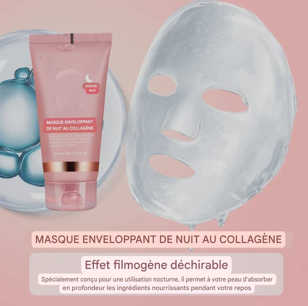 Masque Enveloppant de Nuit au Collagène – Lakerain