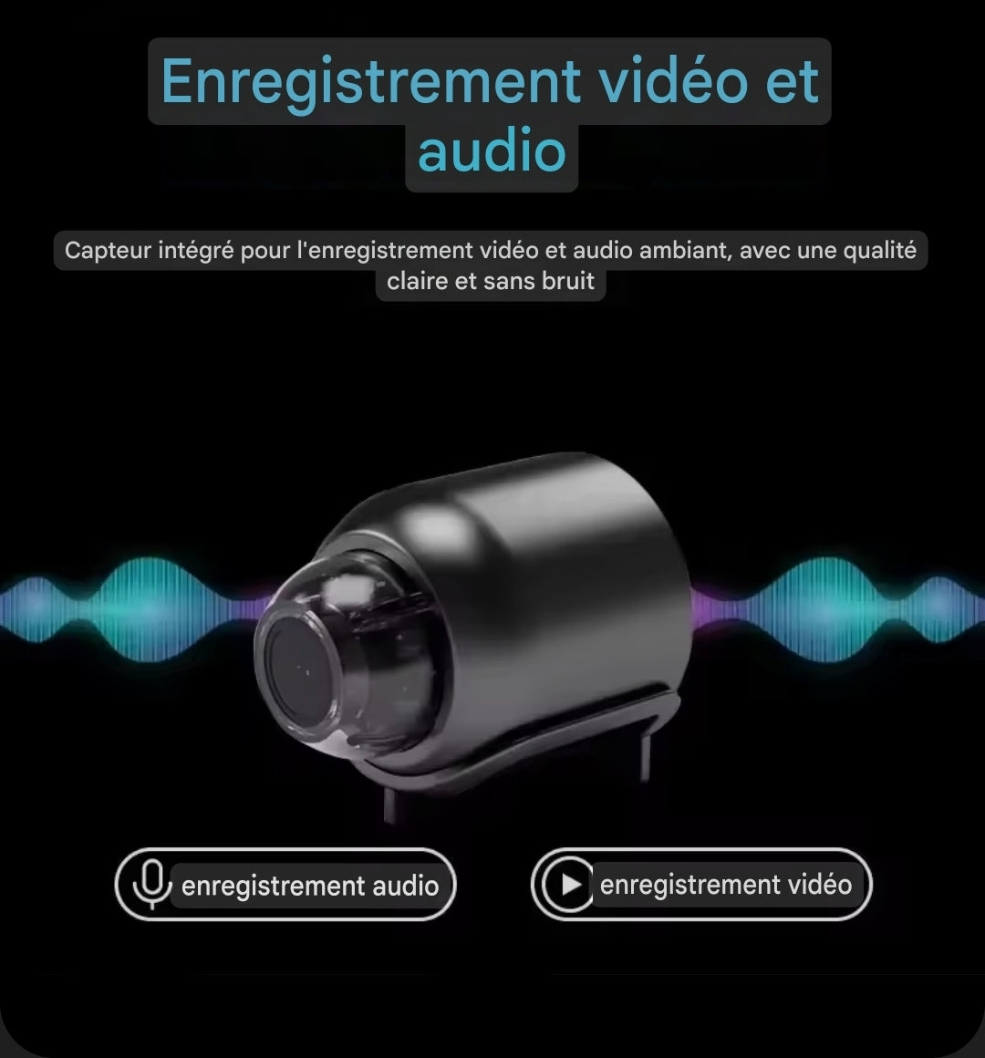 MINI CAMERA D'ESPIONNAGE 1080P HD