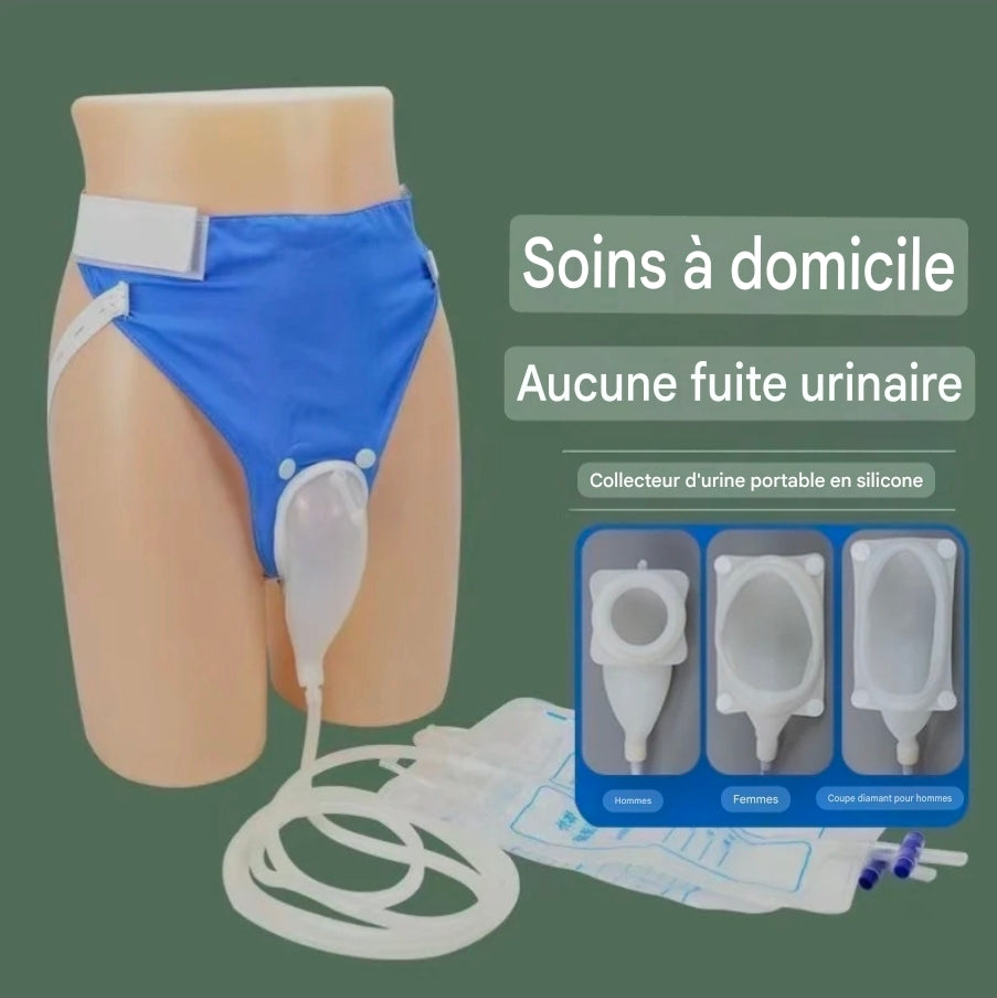 Collecteur urinaire portable réutilisable