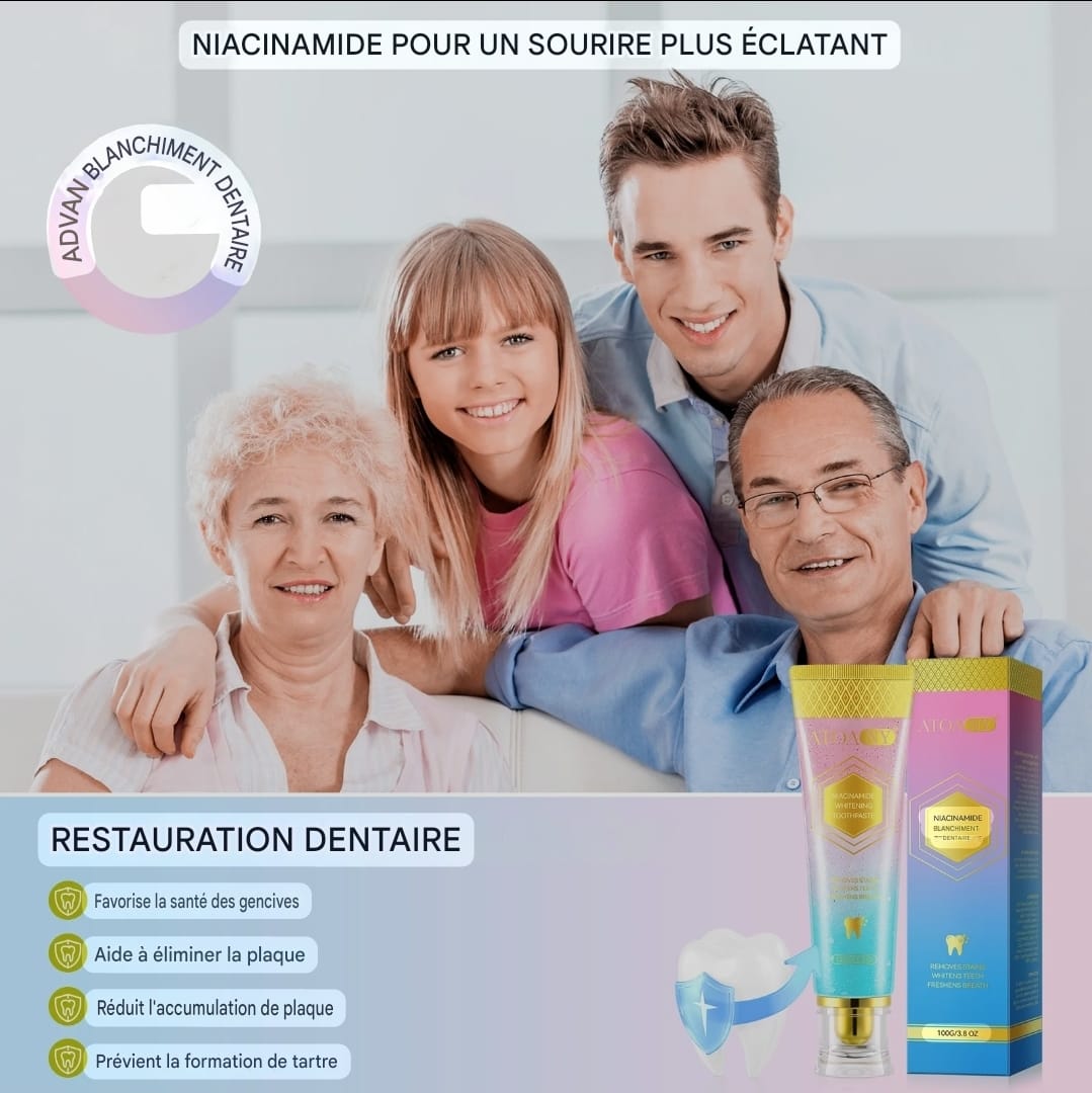 🔥 DENTIFRICE BLANCHISSEUR ÉCLATANT™