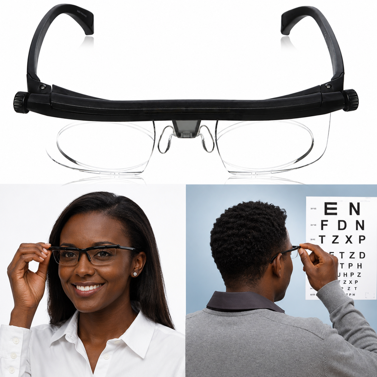 👓 LUNETTES DE LECTURE AJUSTABLES ANTI-LUMIERE BLEU.