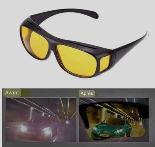 Lunettes Anti-Éblouissement pour une Vision Nocturne Améliorée